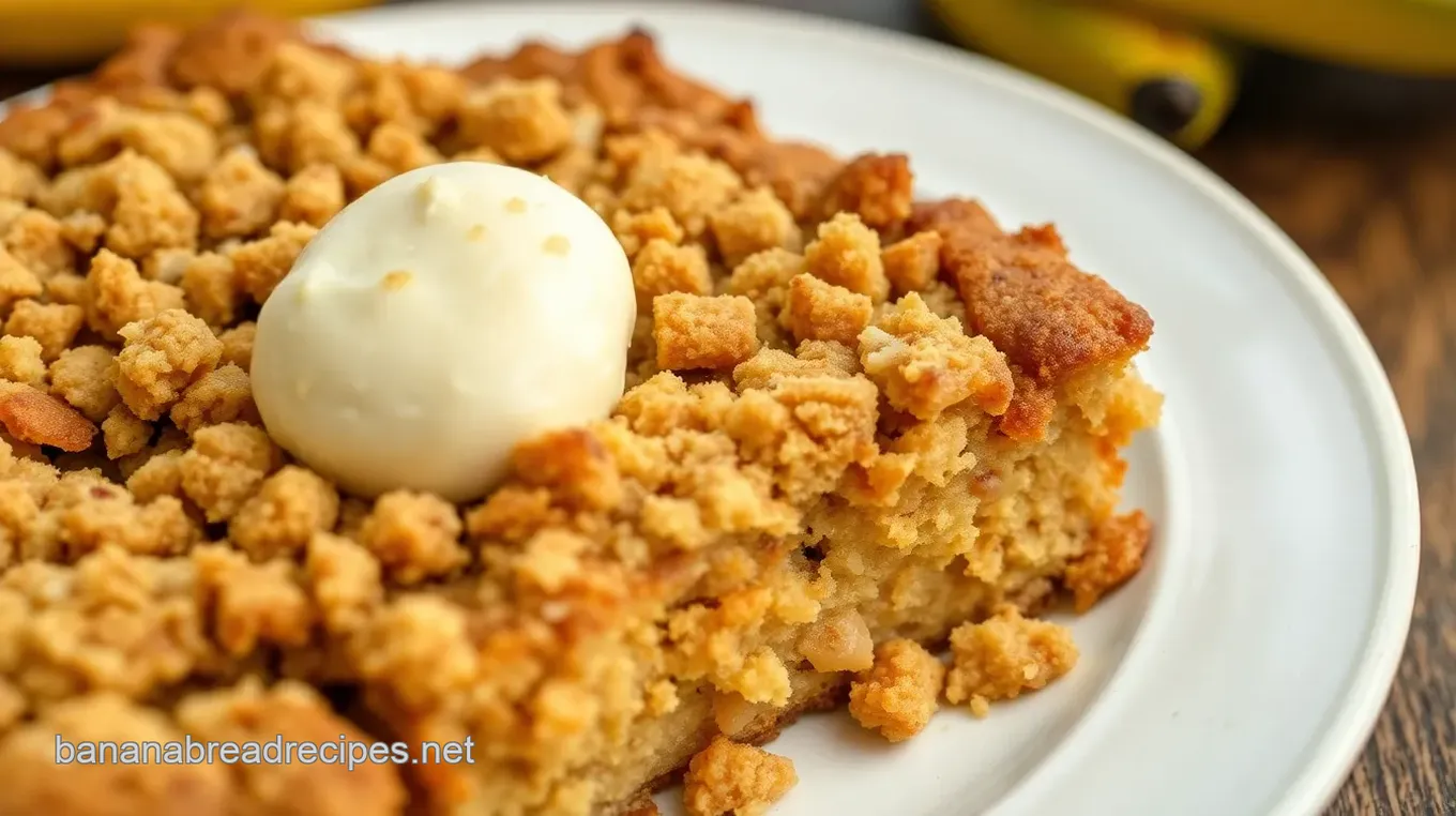 Banana Bread Crumble