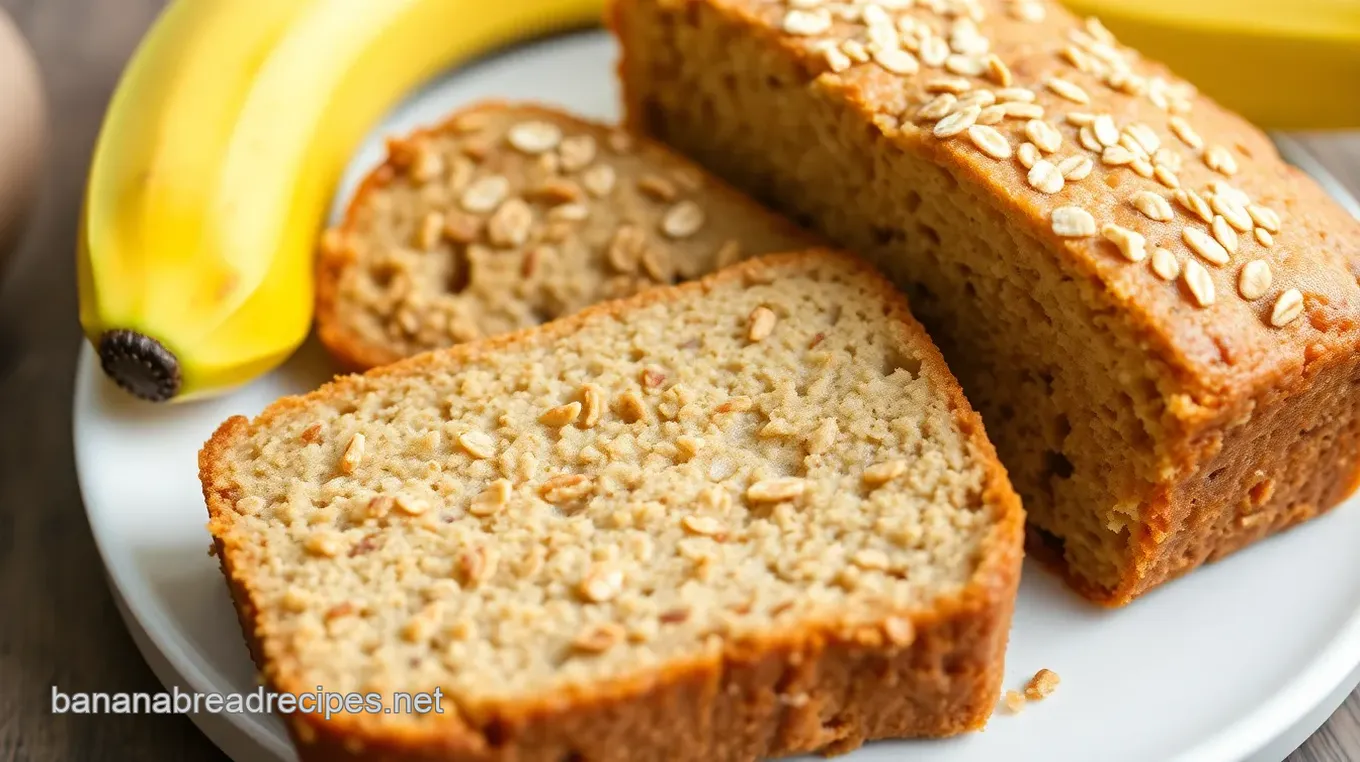 Heavenly Banana Oat Bread