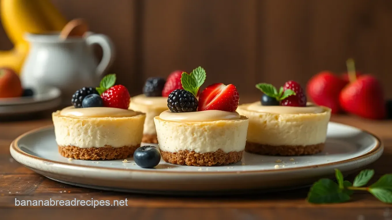 No-Bake Mini Cheesecakes - Easy &amp Delicious