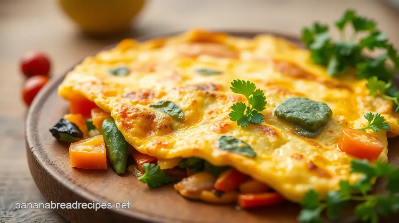 Delicious Vegetable Omelette