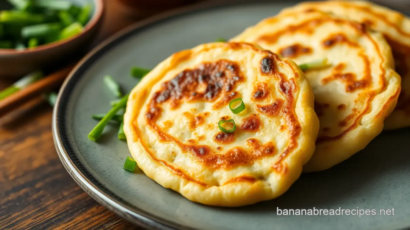 Savory Chinese Scallion Pancakes