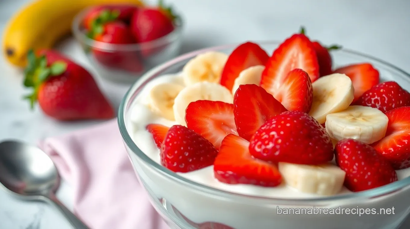 Strawberry Banana Yogurt Parfait Delight