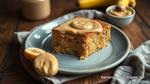 Bake Banana Cake with Creamy Peanut Butter