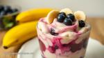 Chill Blueberry Swirl Banana Dessert