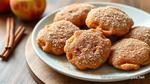 Fried Apple Fritters with Cinnamon Sugar