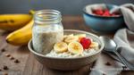 Overnight Oats Banana Healthy Breakfast