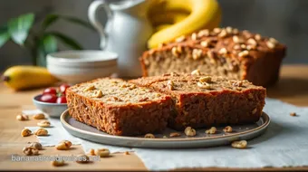 Bake Banana Nut Loaf - Tasty & Moist