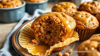 Bake Buckwheat Muffins with Sweet Honey Glaze