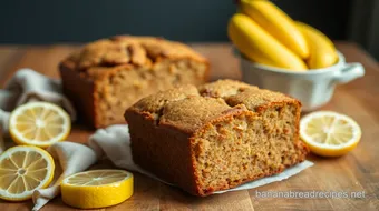 Bake Moist Banana Bread with Lemon Zest