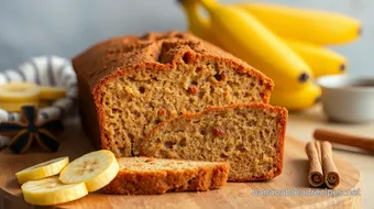 Bake Ripe Banana Bread with Cinnamon Flavor