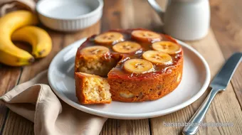 Bake Upside Down Banana Cake Delight