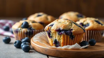 Bake Blueberry Muffins | Fluffy & Delicious