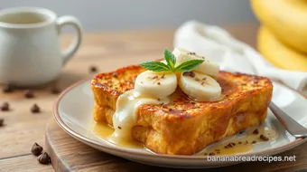 Cook Banana French Toast with Cheese Delight