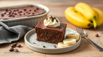 Bake Chocolate Banana Dessert in 30 Minutes