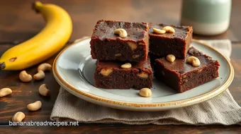 Bake Chocolate Cashew Banana Bread Treats