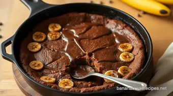 Bake Banana Fudge Skillet Cake in 30 Minutes