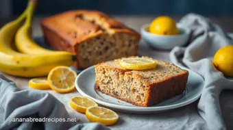 Bake Banana Bread with Zesty Lemon Flavor