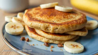 Fluffy Banana Bread Pancakes - Easy & Quick