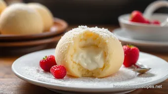 White Soft Spherical Dessert Filled Cream: 5 Irresistible Variations recipe card