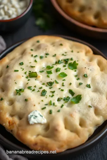 Armenian Lavash with Cream Cheese and Fresh Herbs presentation