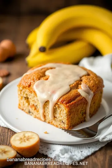 Delicious Banana Cake Recipe presentation