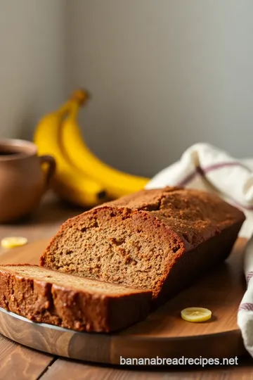 Delicious Bake Banana Cocoa Loaf: A Sweet Chocolate Banana Treat presentation