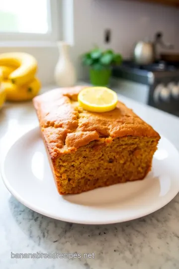 Lemon Banana Bread steps