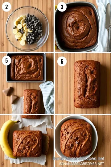 Deliciously Moist Chocolate Chip Banana Bread steps
