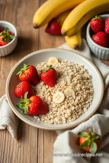 Strawberry Banana Oat Cake ingredients