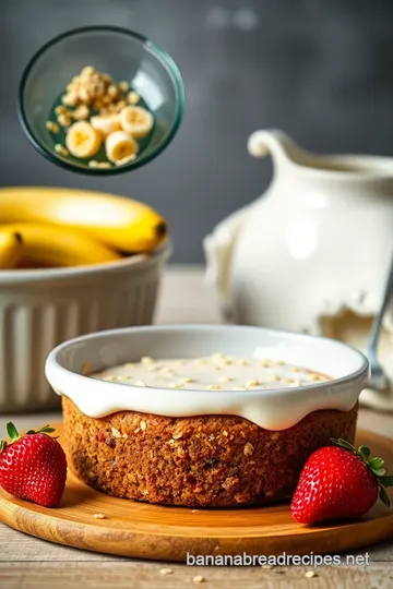 Strawberry Banana Oat Cake steps