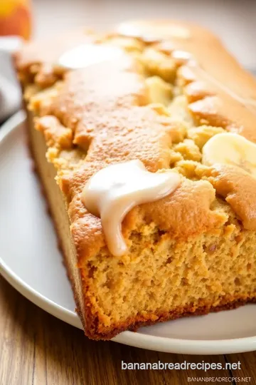 Banana-Peach Delight Bread presentation