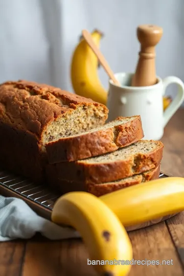 Classic Overripe Banana Bread presentation