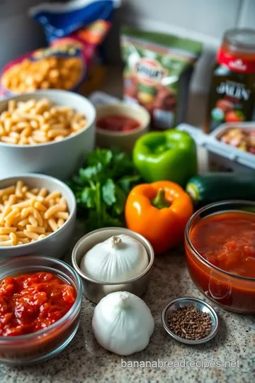 Colestreet Comfort Pasta Bake ingredients