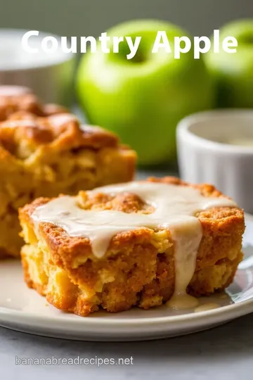 Country Apple Fritter Bread presentation