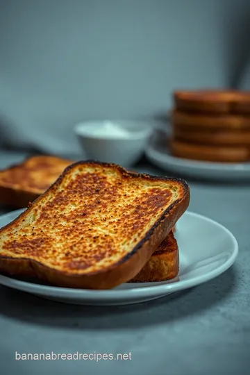 Crispy Air Fryer Frozen Texas Toast presentation