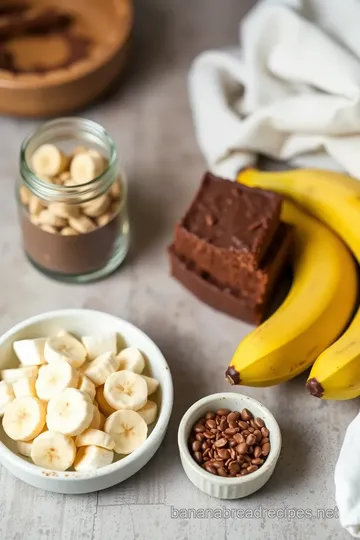 Decadent Chocolate Banana Delight ingredients