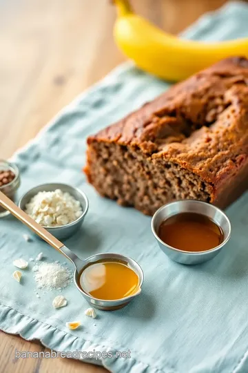 Delicious Honey Banana Bread Recipe ingredients