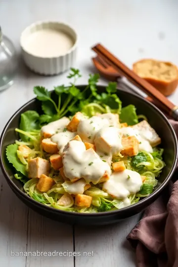 Sautéed Chicken Salad with Creamy Dressing steps