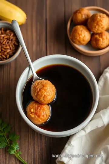 Fried Banana Balls in Savory Soy Sauce ingredients