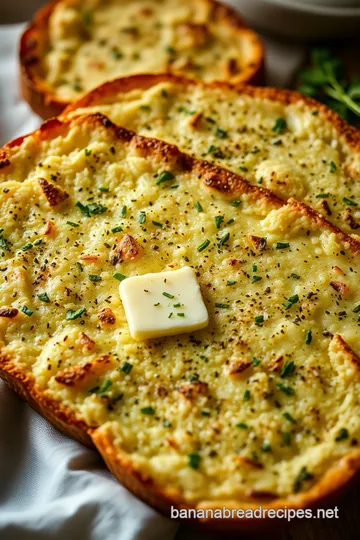 Garlic Bread Bliss: A Crunchy Flavorful Classic presentation