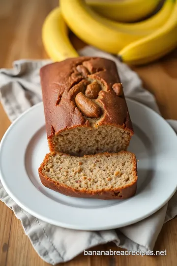 Effortless Gluten-Free Banana Bread presentation
