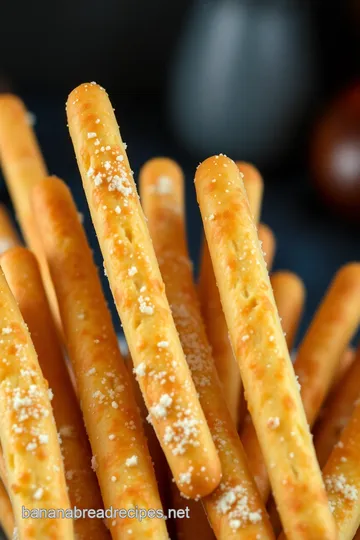 Golden Garlic Frozen Breadsticks presentation