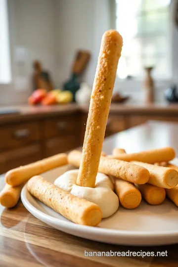 Golden Garlic Frozen Breadsticks steps