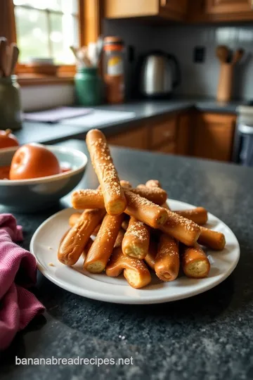 Golden Soft Pretzel Sticks with Sea Salt steps