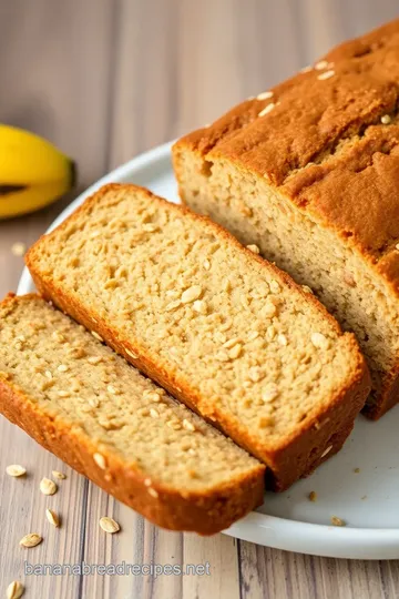 Heavenly Banana Oat Bread presentation