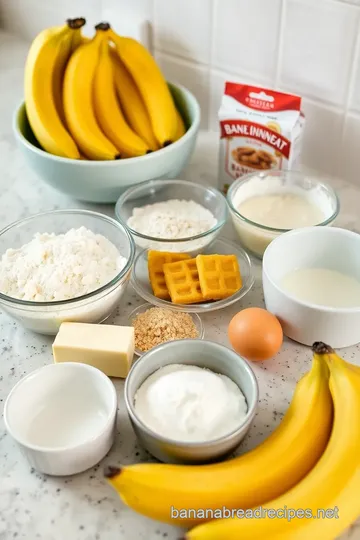 Ina Garten’s Classic Moist Banana Bread ingredients