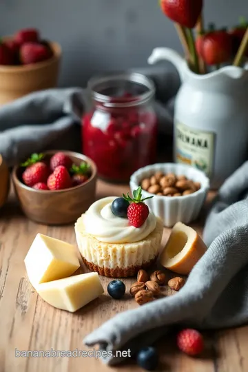 No-Bake Mini Cheesecakes - Easy &amp Delicious ingredients