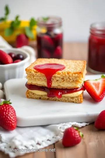 Fruit Jam Sandwich Cake with Icing Cream ingredients