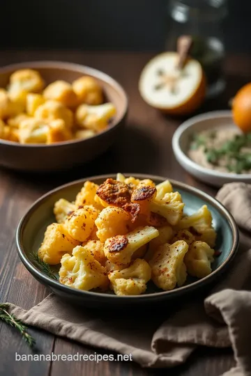 Perfectly Roasted Cauliflower Delight presentation