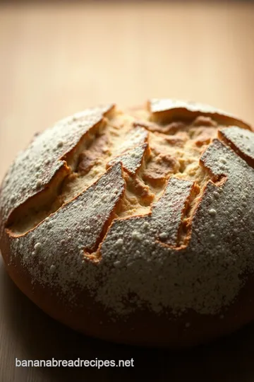 Rustic Artisan Bread Recipe presentation